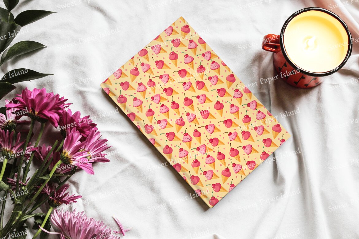 6 FREE Digital Papers - Ice Cream - view 7