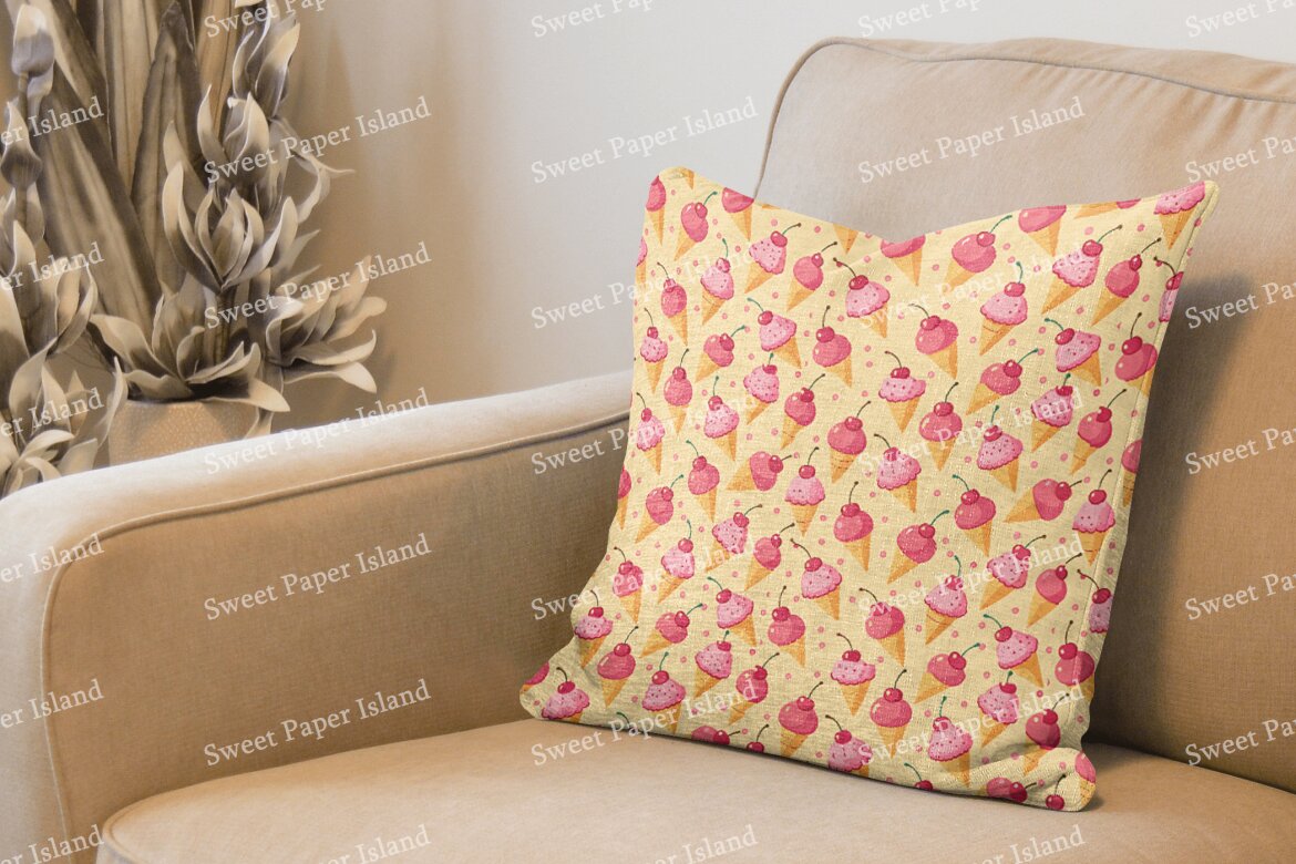 6 FREE Digital Papers - Ice Cream - view 5