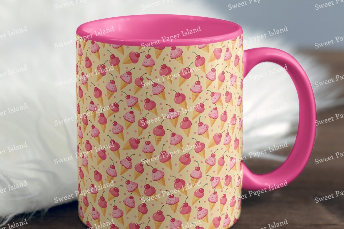 6 FREE Digital Papers - Ice Cream - view 6