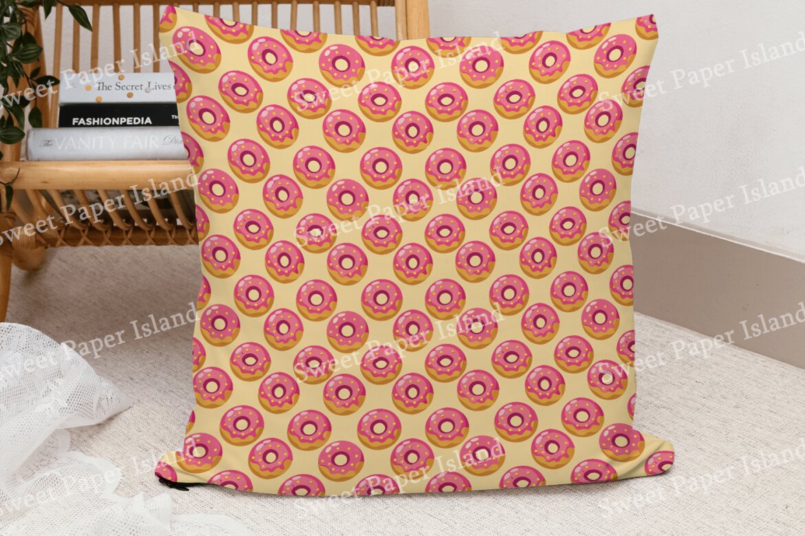 6 FREE Digital Papers - Donuts Pink - view 5