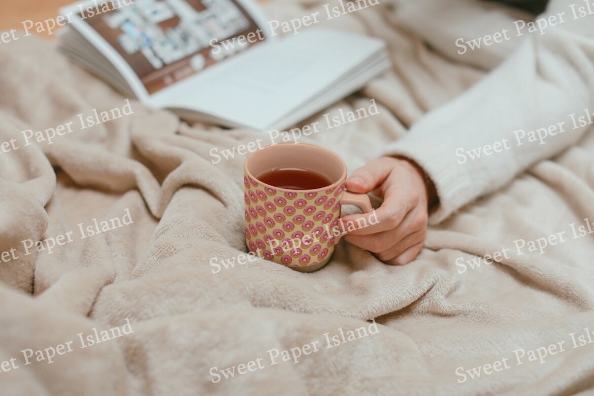 6 FREE Digital Papers - Donuts Pink - view 6