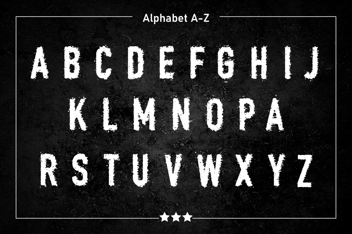 Broken FREE Font alternate