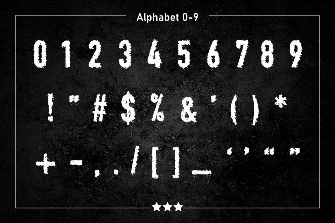 Broken FREE Font - view 4