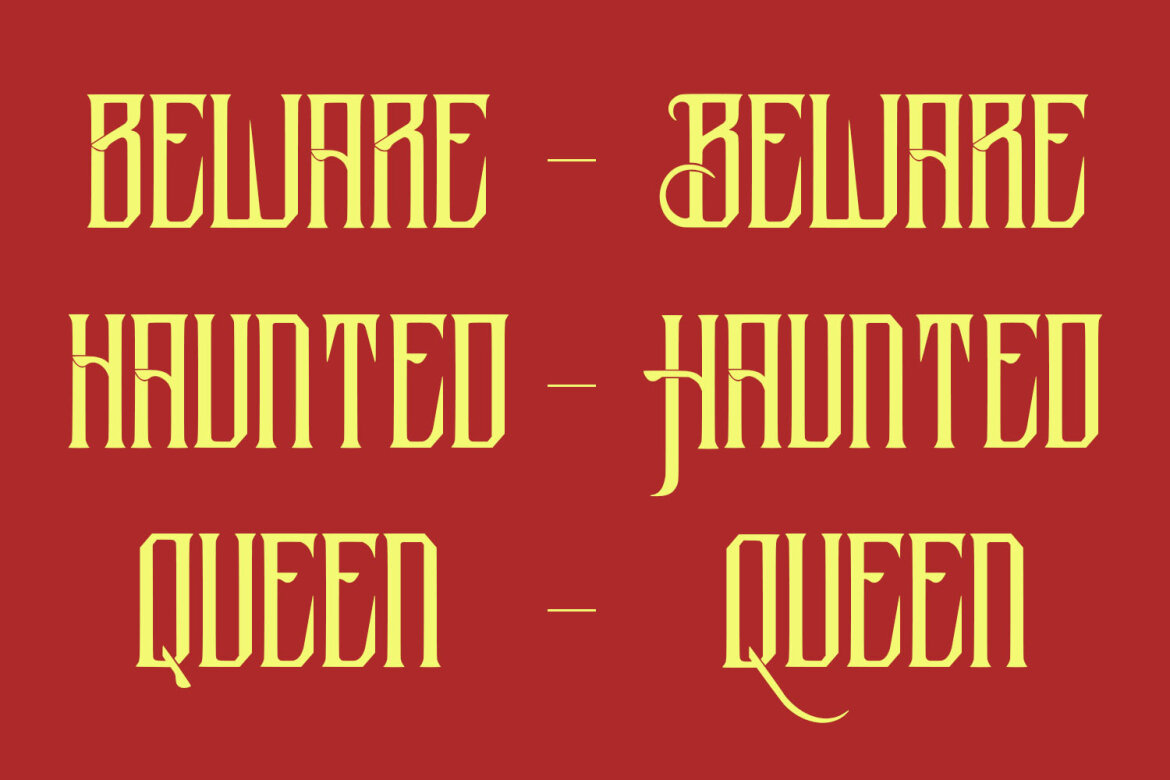 Alaftar FREE Display Font - view 4