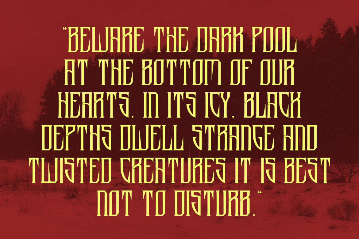 Alaftar FREE Display Font - view 6