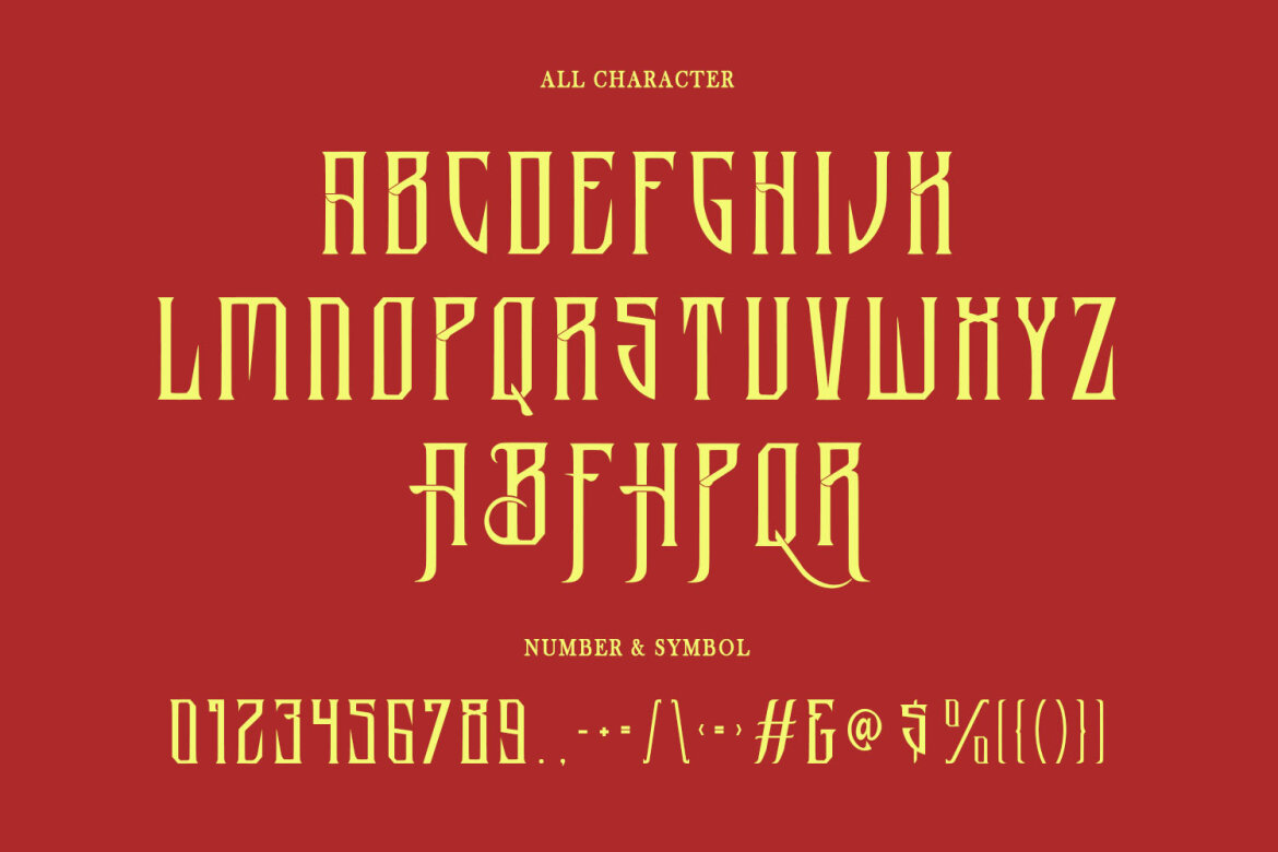 Alaftar FREE Display Font - view 7