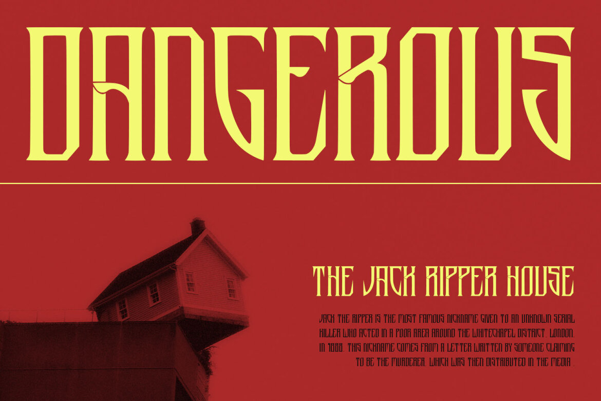 Alaftar FREE Display Font - view 3