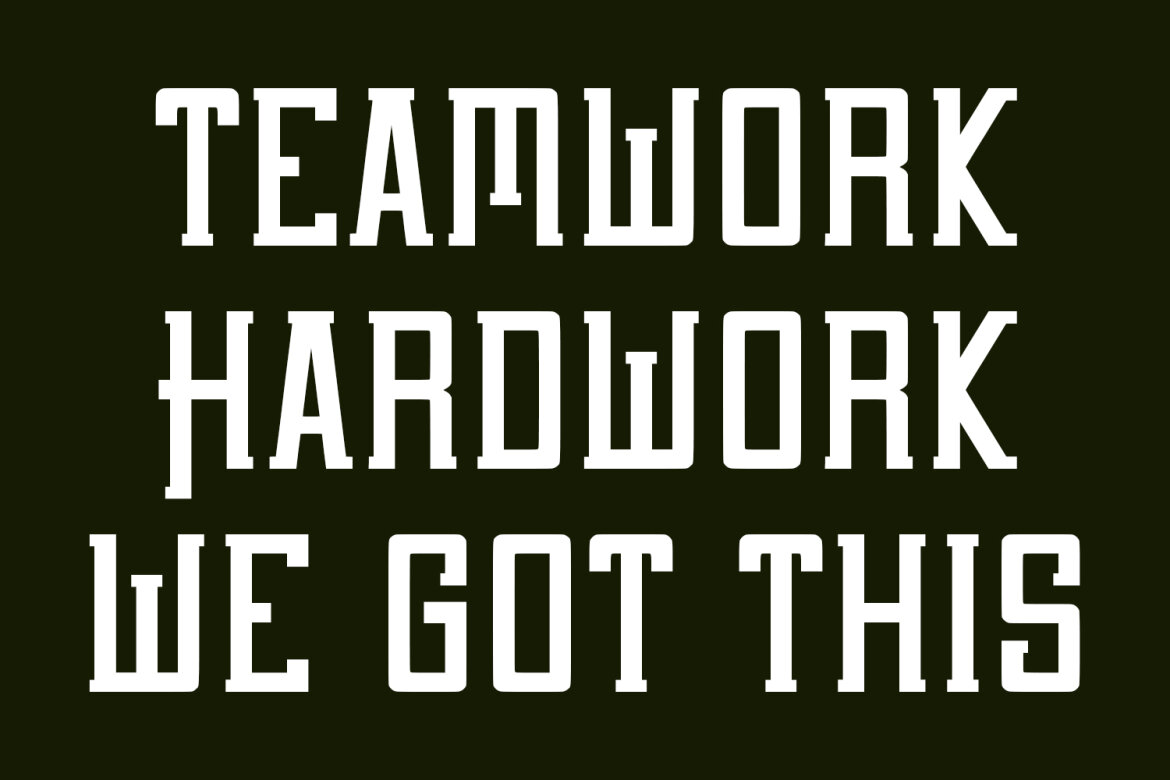 Corner Field Slab Serif FREE Font - view 4