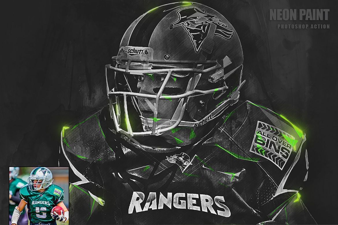 Neon Paint Photoshop Action - view 9