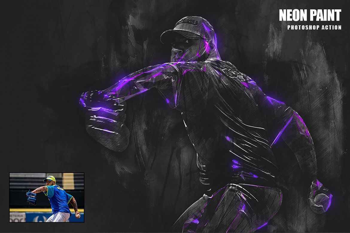 Neon Paint Photoshop Action - view 10