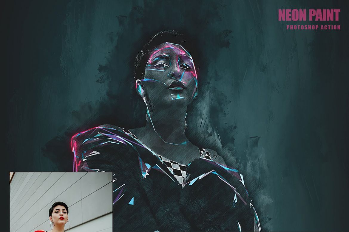 Neon Paint Photoshop Action - view 14