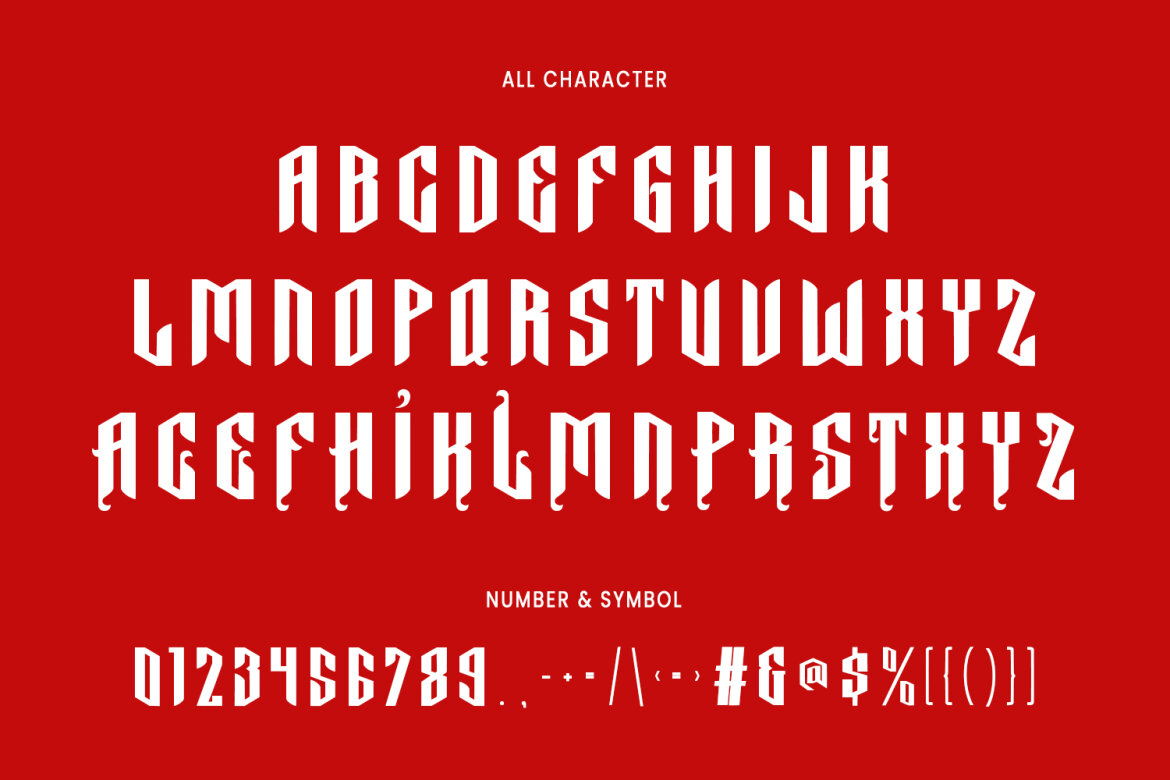 Rexty Blackletter FREE Typeface - view 7