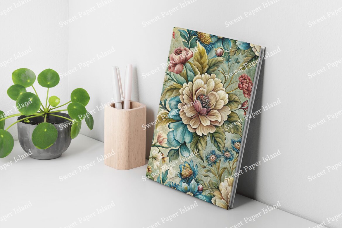 10 FREE Seamless Patterns - Garden Of Roses - view 6