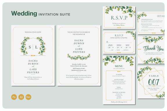 FREE Wedding Party Invitation Suite