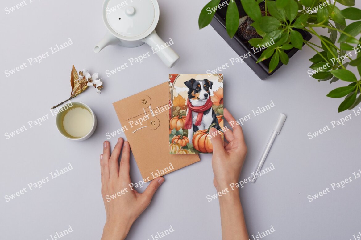 8 FREE Digital Papers - Dogs And Pumpkins - view 8