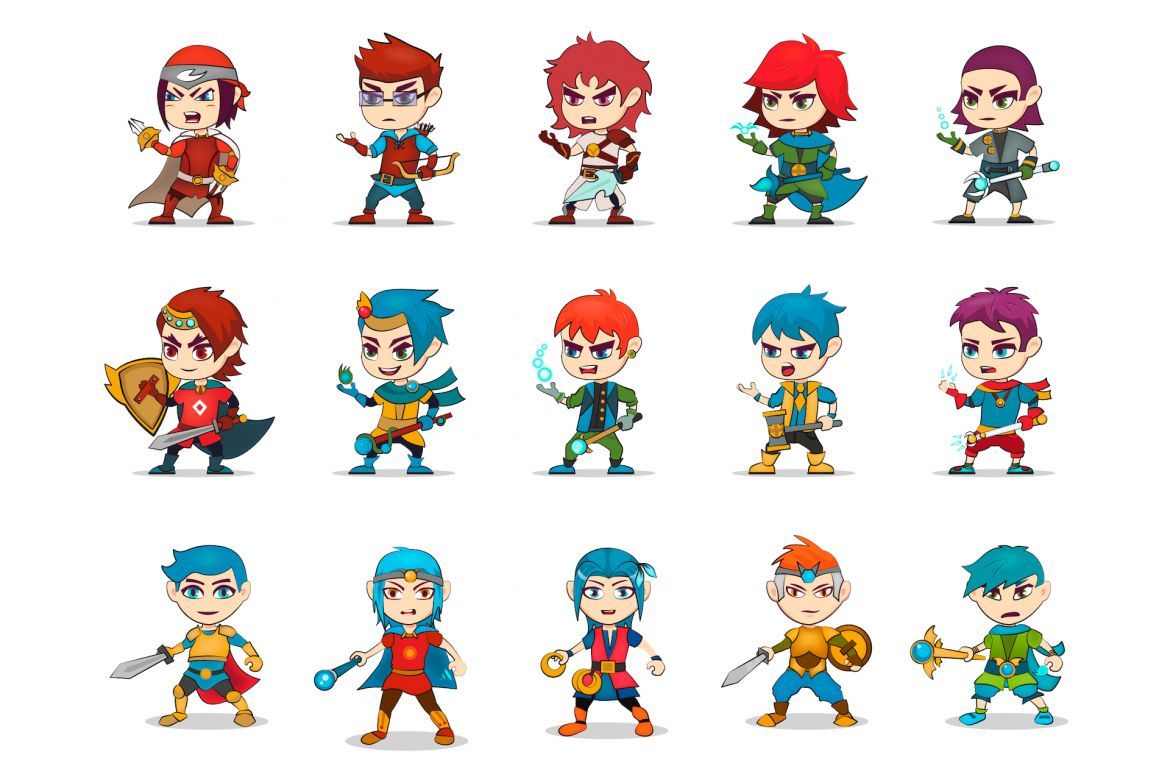 50 Game Character Illustrations - view 3