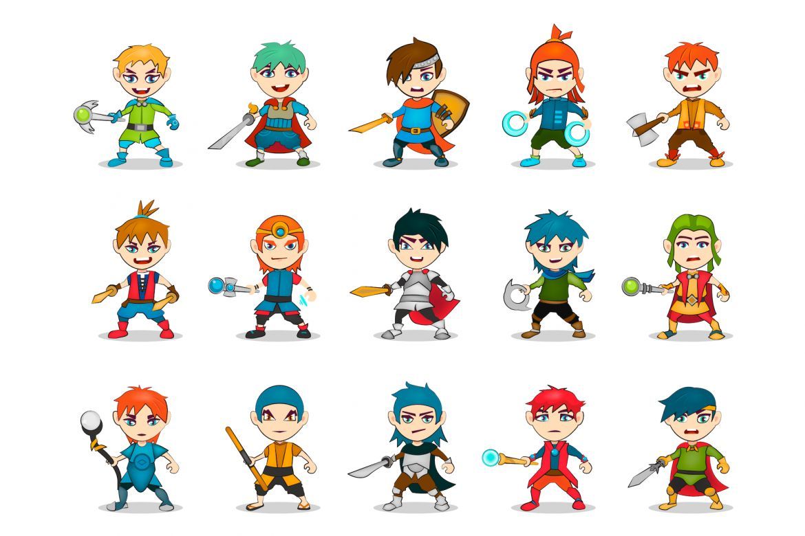 50 Game Character Illustrations - view 4