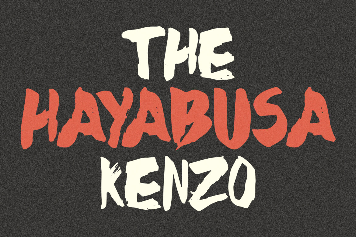 Vicest Japanese Brush FREE Font - view 6