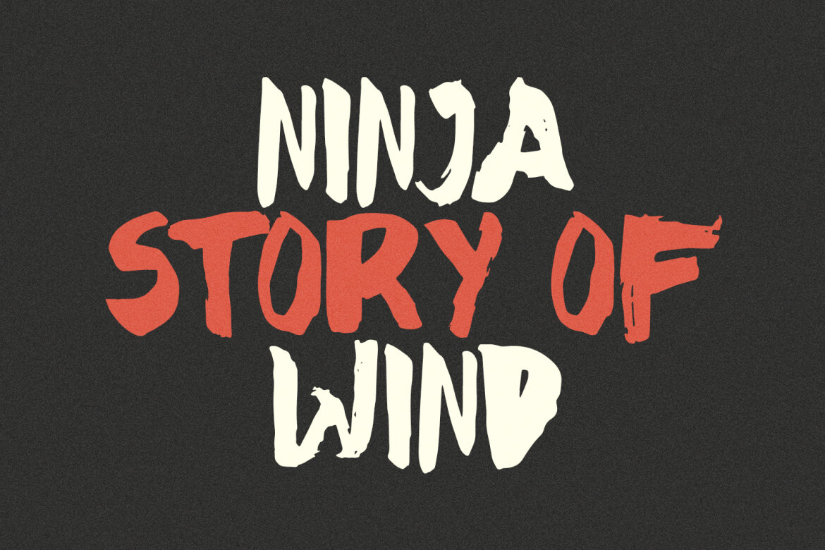 Vicest Japanese Brush FREE Font - view 3