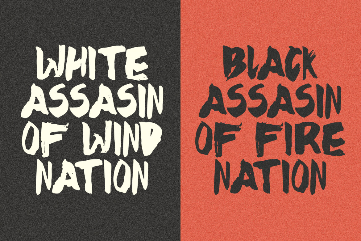 Vicest Japanese Brush FREE Font - view 5