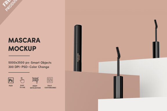 Free Mascara Mockup Set