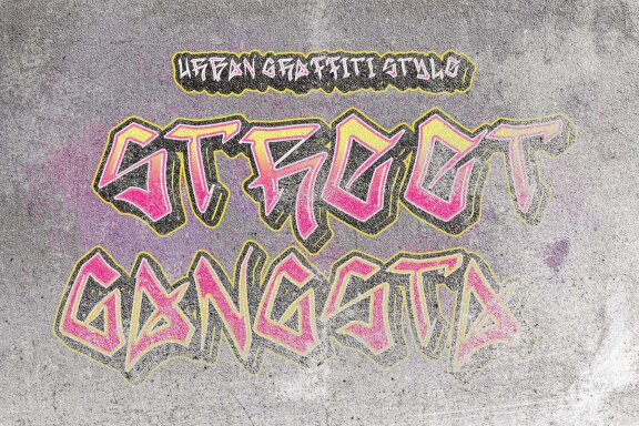 Street Gangsta FREE Graffiti Font