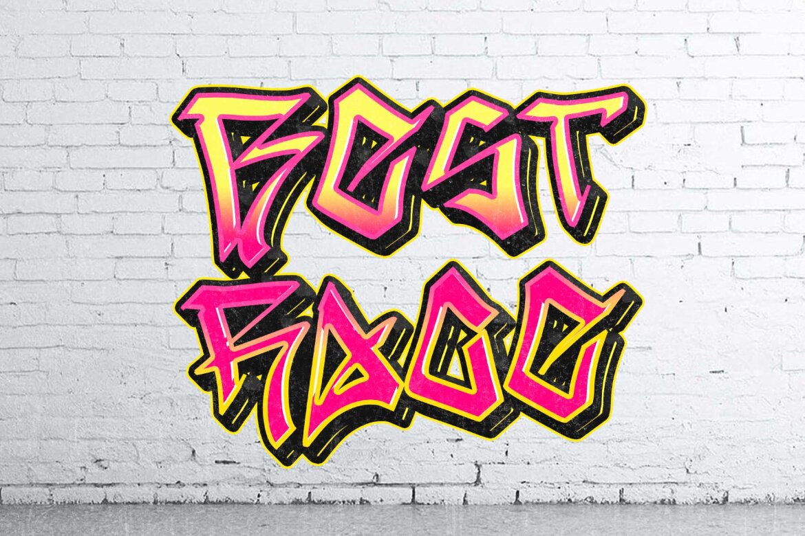 Street Gangsta FREE Graffiti Font - view 3