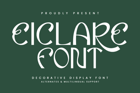 Eiclare Decorative FREE Display Font