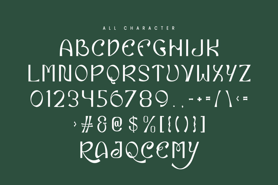 Eiclare Decorative FREE Display Font - view 7