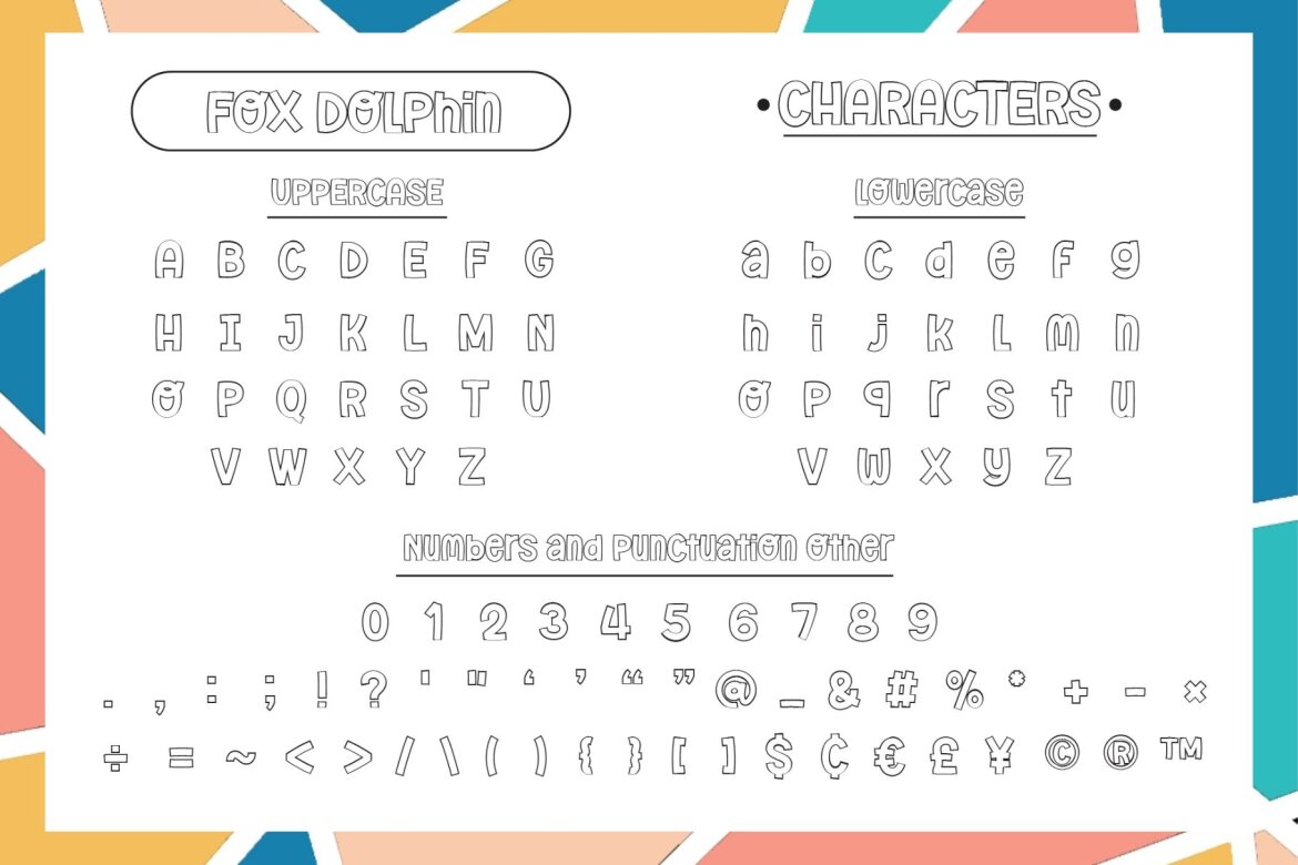 Fox Dolphin FREE Font Duo - view 9