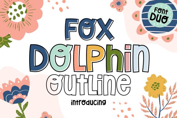 Fox Dolphin FREE Font Duo