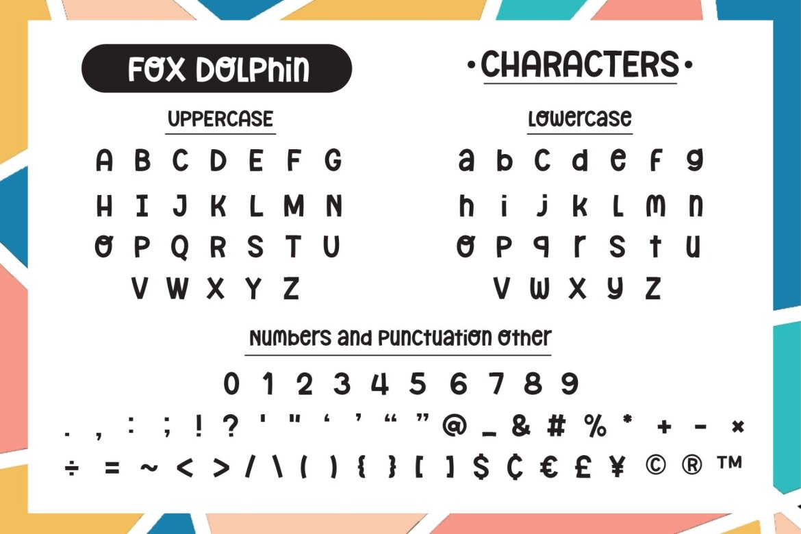 Fox Dolphin FREE Font Duo - view 7