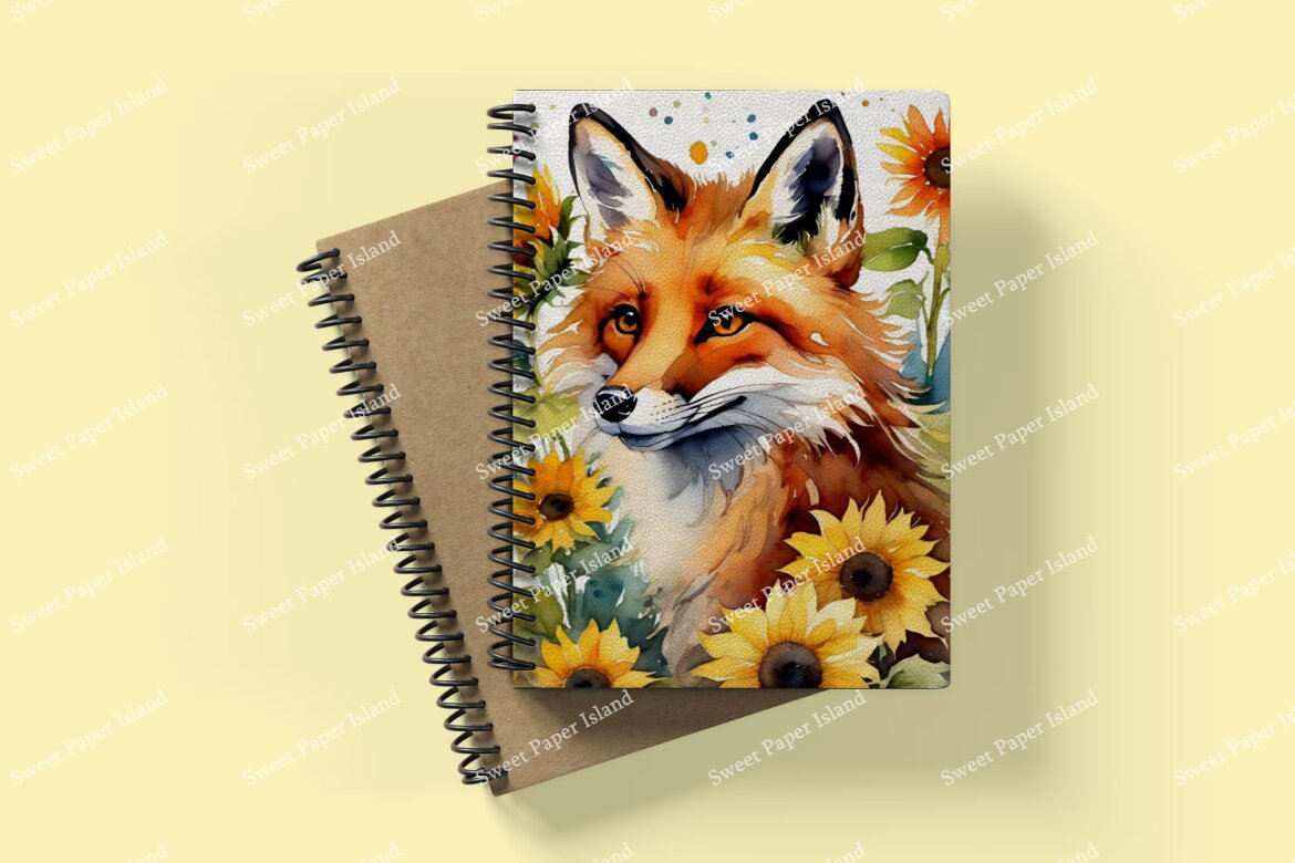 FREE 10 Digital Papers - Friendly Foxes - view 9