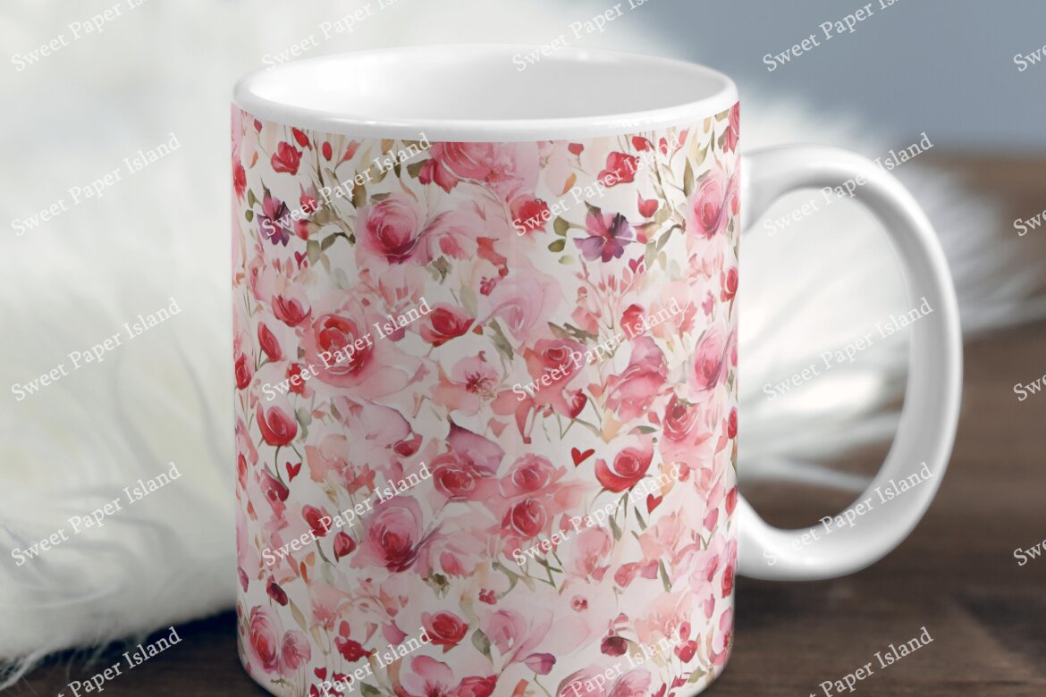 6 FREE Digital Papers - Petals Of Love - view 7