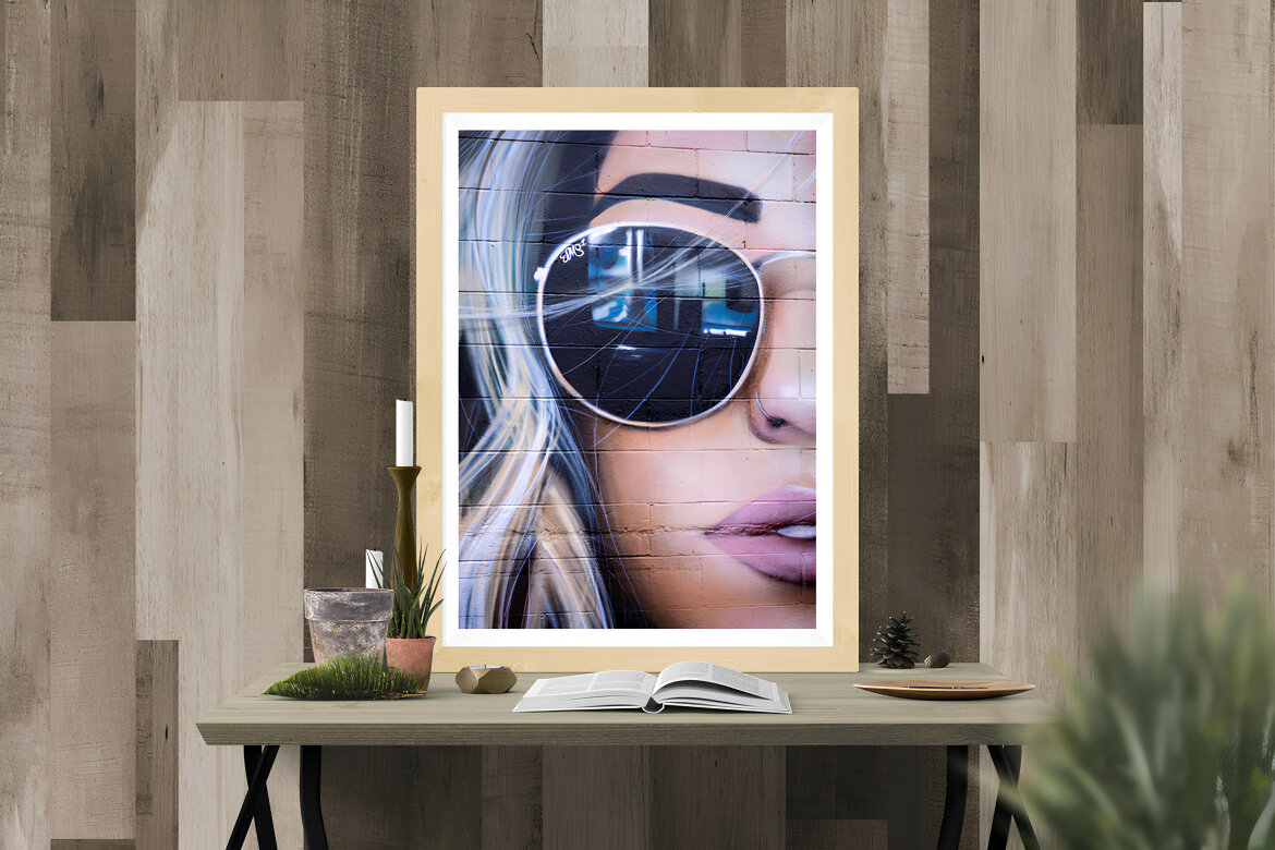 10 FREE wall photo frame mockups - view 3