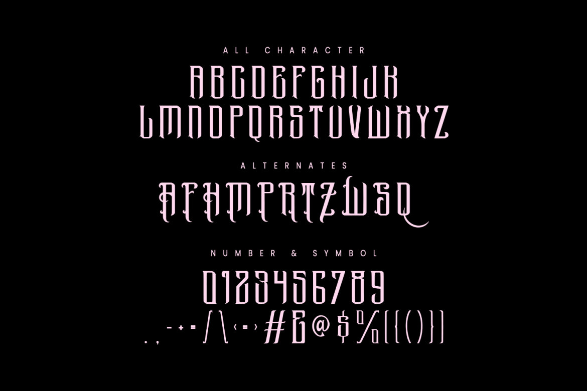 Thorkov Blackletter FREE Font - view 8