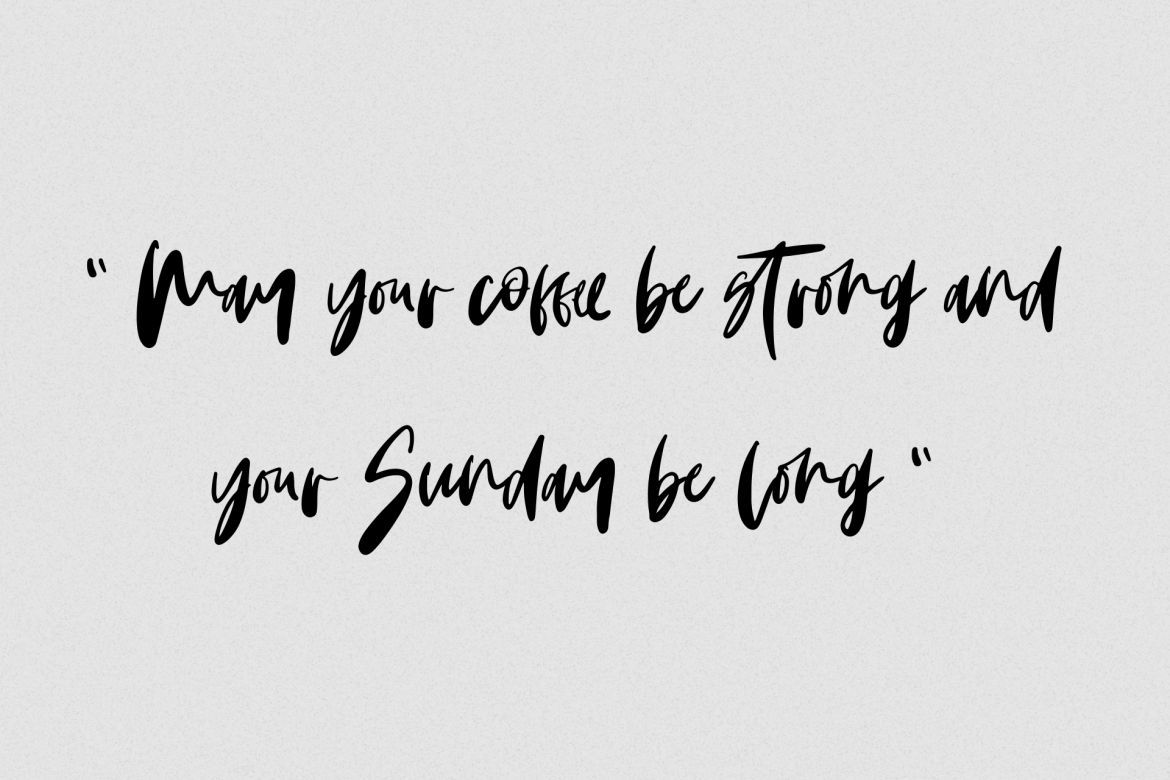 Monday Vibes - Handwritten Font - view 6