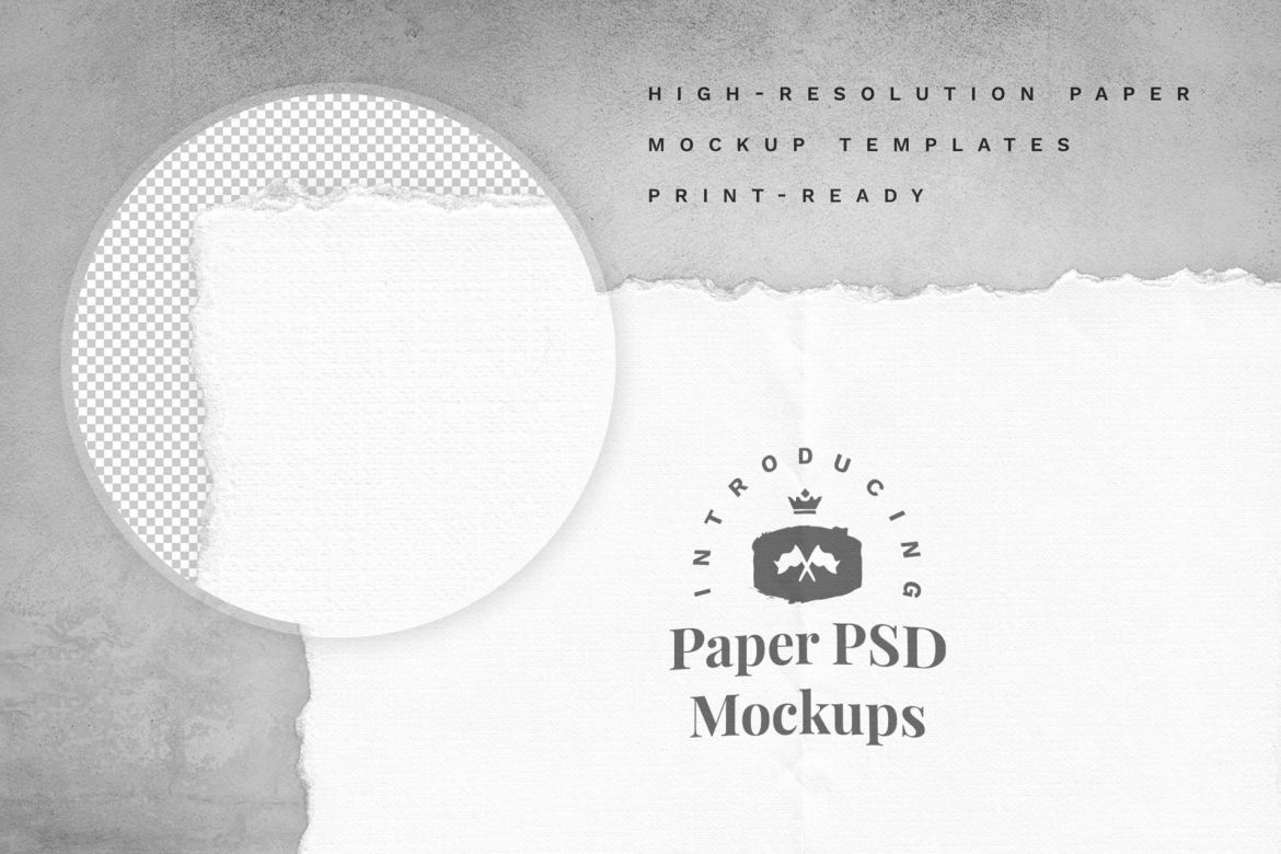 Hand-Made Paper Mockup Set alternate