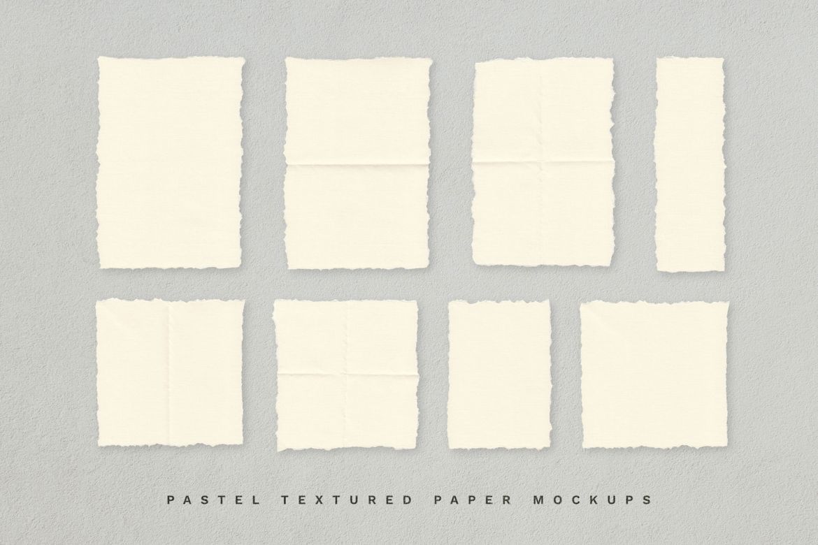 Hand-Made Paper Mockup Set - view 5