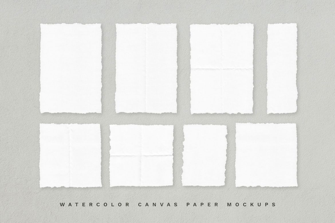 Hand-Made Paper Mockup Set - view 6