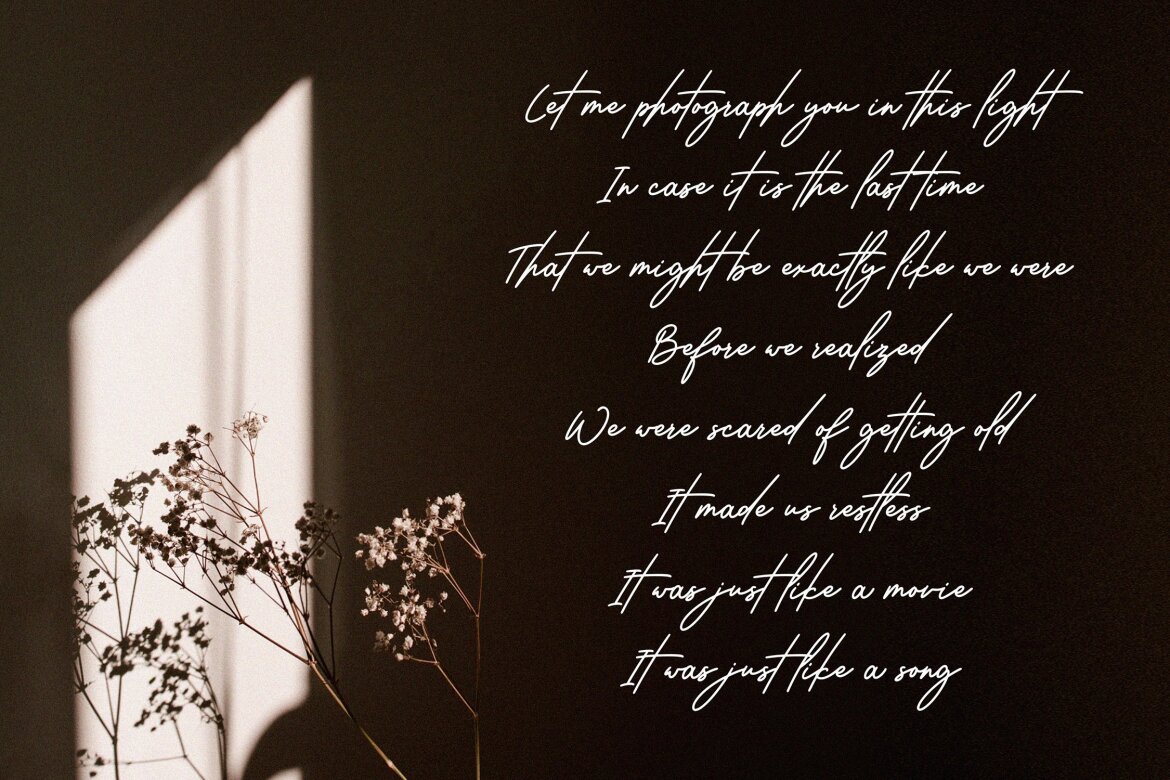 Wantsignature FREE Font - view 4