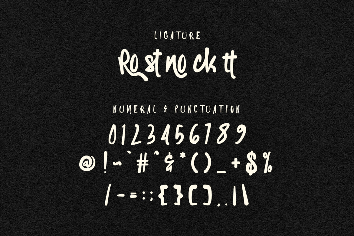 Feuto Handwritten FREE Font - view 7