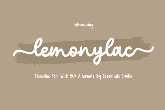 Lemonylac Demo FREE Font