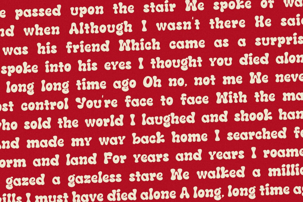 MONSTRA GUTHEN Free Demo Font - view 6