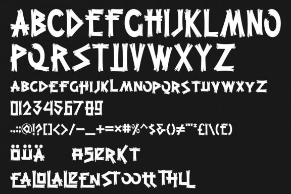 Grootten Beast Cartoon Font