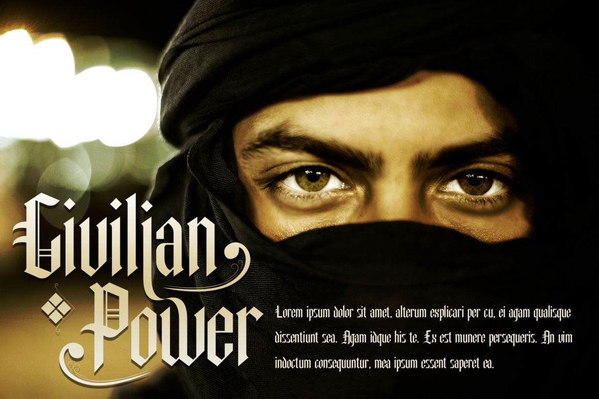 Damaskush Font alternate