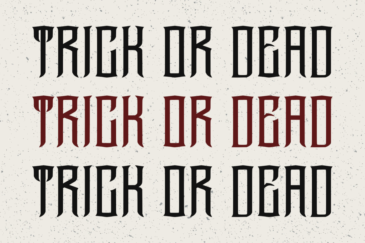 Arzzell Blackletter FREE Font - view 5