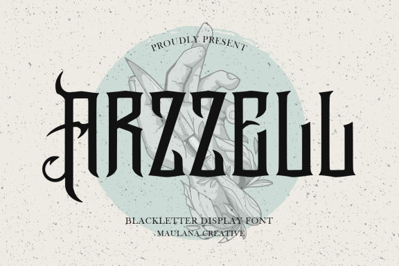 Arzzell Blackletter FREE Font