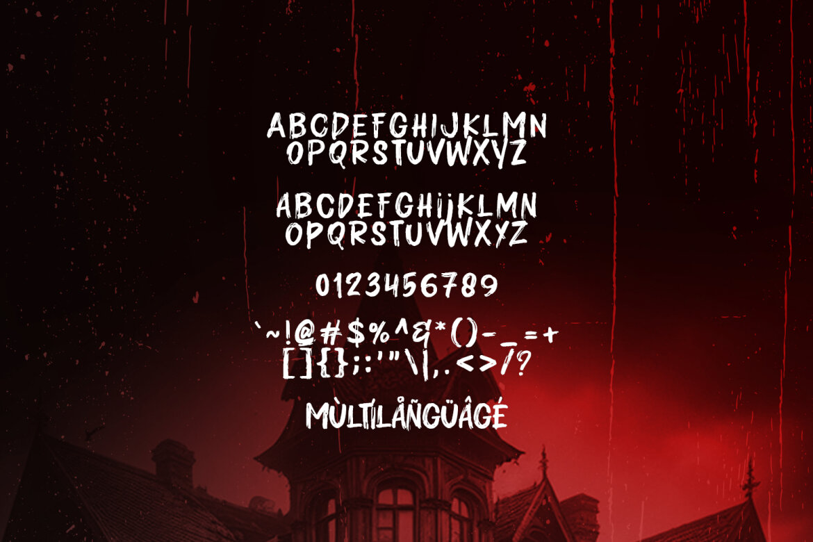 Empety House FREE Font - view 6