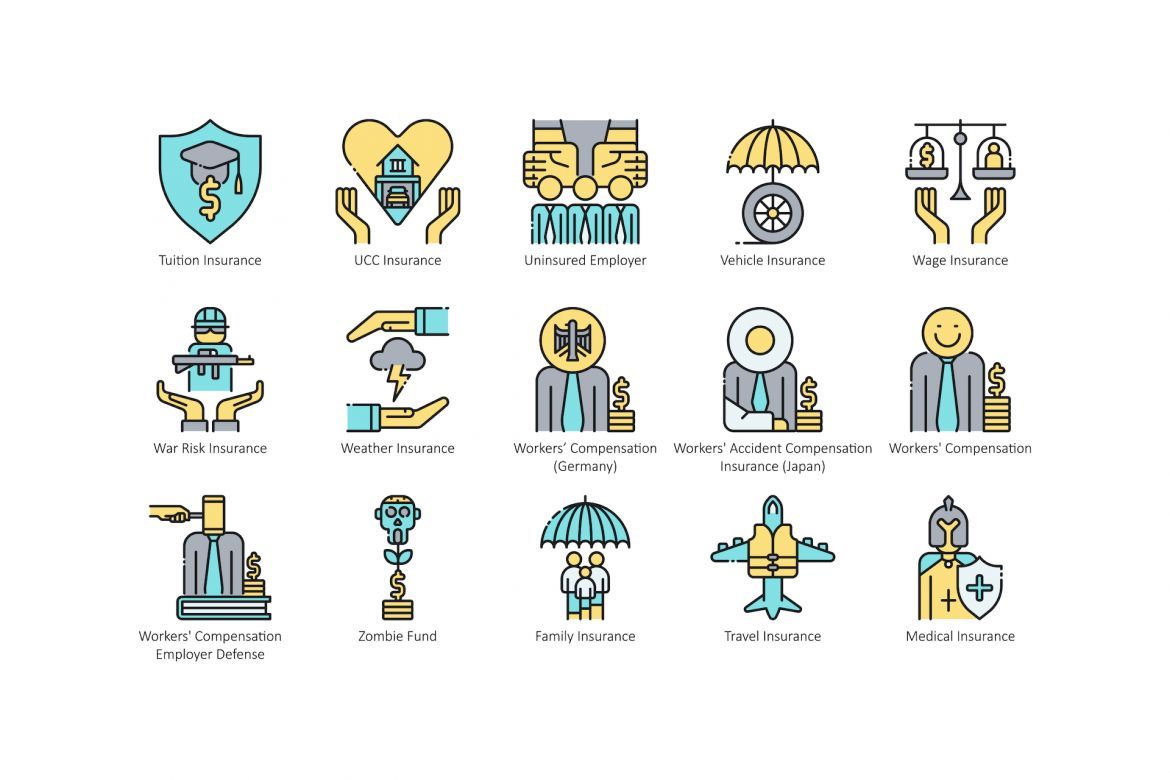 95 Insurance Icons | Aqua - view 6